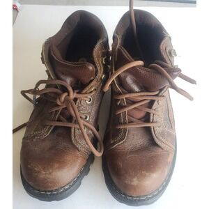 GBX San‎ Antonio Brown Leather Hiking Work Mens Shoes Size 8M